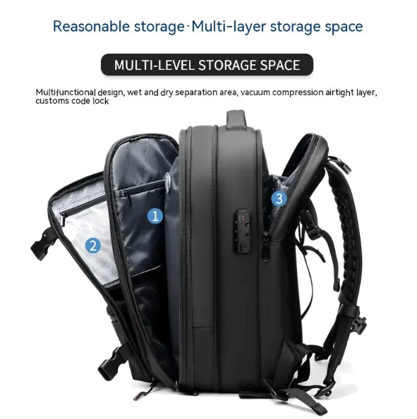 Men's Multifunction Travel Backpack