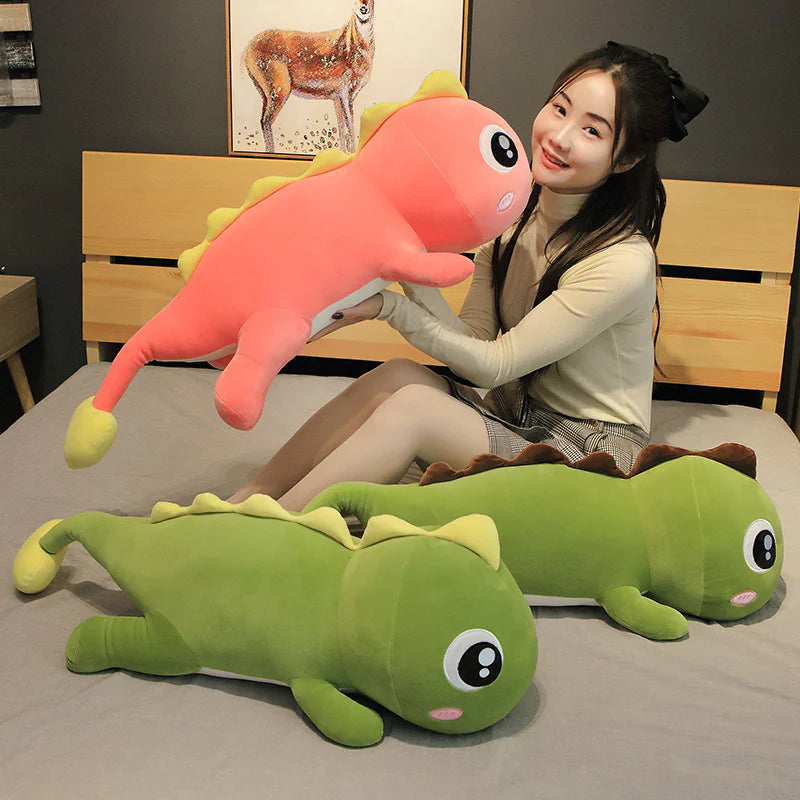 Dinosaur sleeping large pillow