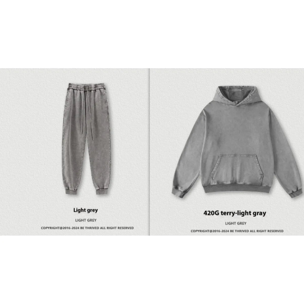 Loose Hooded Sweater Ankle Banded Pants Set